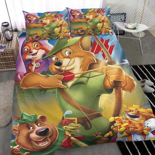 Disney Robin Hood Pillow Cover Duvet Cover Bedding Sets