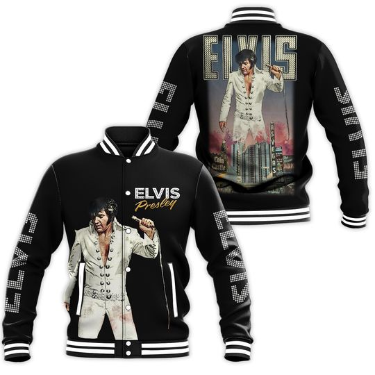 Elvis Presley Varsity Jacket – Baseball Jacket