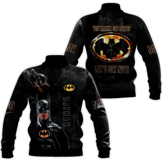 Personalized Batman You Wanna Get Nuts Let's Get Nuts Jacket