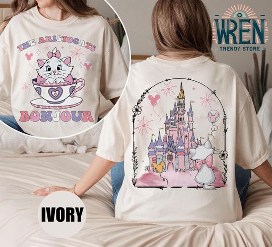 Disney The Aristocats Marie Cat Mad Tea Cup Party Shirt, Disney The Aristocats Shirt, Disney Marie Cat Shirt, Magic Kingdom Family Shirts