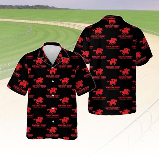 Kentucky Derby Churchill Downs Hawaiian Shirt, Derby Day Button Up Shirt,Derby, Talk Derby To Me, Horse Racing Shirt