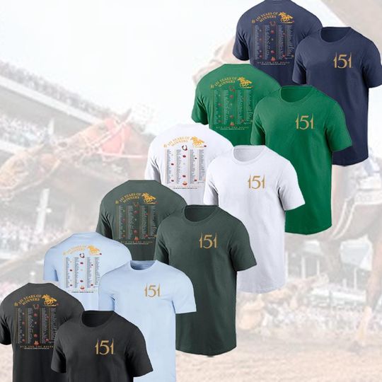 Kentucky Derby Race 2025 Shirt, 151st Kentucky Derby, Kentucky DerbyDerby Fan Gift, Kentucky Derby Party Shirt