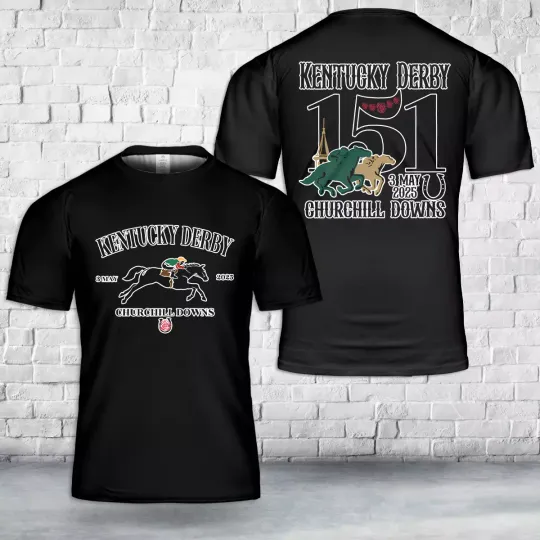 Kentucky Derby Race Horse Racing 2025 T-Shirt