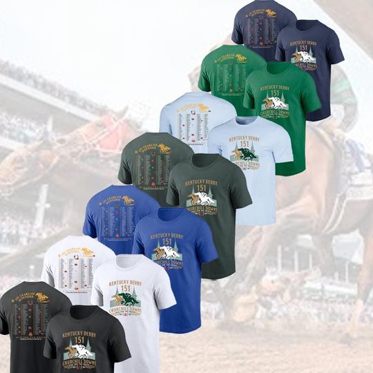 Kentucky Derby Race 2025 Shirt, 151st Kentucky Derby Race Shirt, Kentucky Derby Party Shirt, Horse Lover Tee Gift, Derby Party Shirt