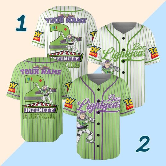 Discover Custom Disney Toy Story Buzz Lightyear Baseball, Custom Kids, Youth, Adult Disney Baseball Jersey Outfits Cute Pixar Toy Story Gift For Fan