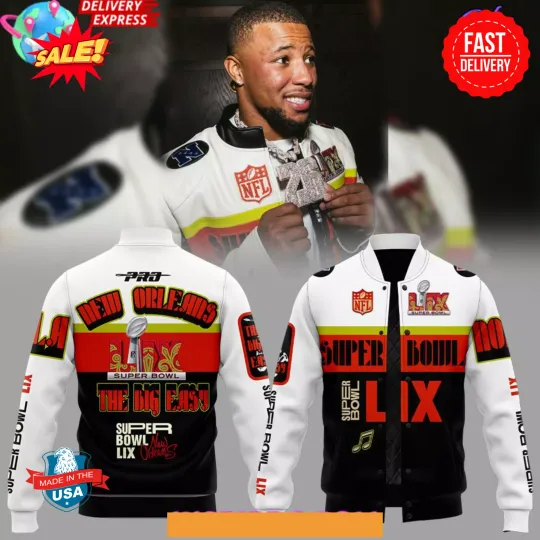 Saquon Barkley Super Bowl LIX Pro Standard City Pinnacle Baseball Jacket