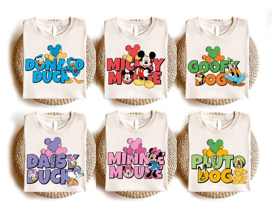 Matching Mickey  Shirt, Disney Minnie Shirt, Daisy And Donald Duck Tee, Disneyland Goofy & Pluto Shirt, Disney Family Trip Shirt