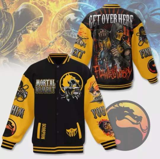 Mortal Kombat New Baseball Jacket For Fan