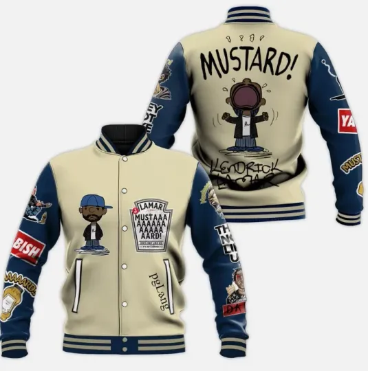 Kendrick Lamar Mustard Baseball Jacket