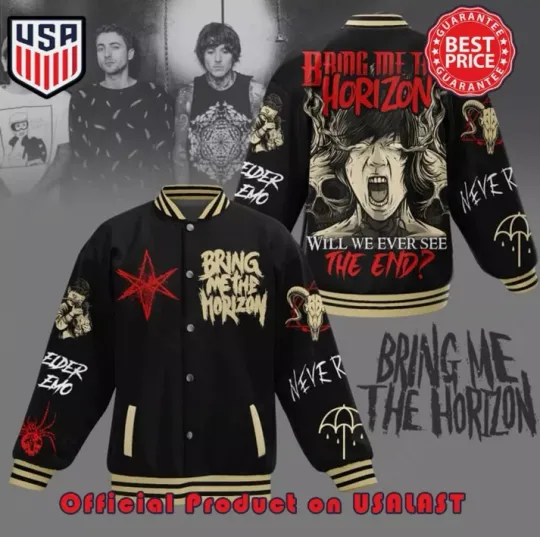 BMTH Bring Me The Horizon Will We Ever See The End Baseball Jacket