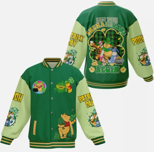 Winnie The Pooh New Baseball Jacket For Fan