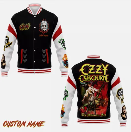 Ozzy Osbourne New Baseball Jacket For Fan