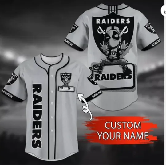 Personalized Raiders Baseball Sport Team baseball jersey