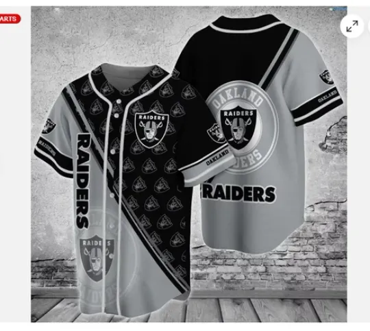 Raiders Baseball Sport Team Baseball Jersey baseball jersey