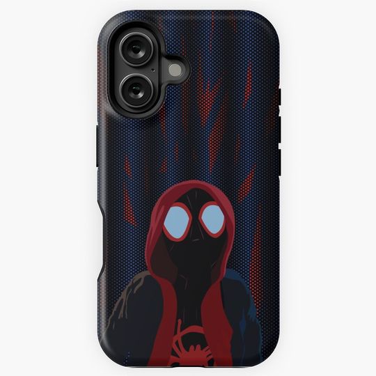Into the spiderverse Miles Morales iPhone Case