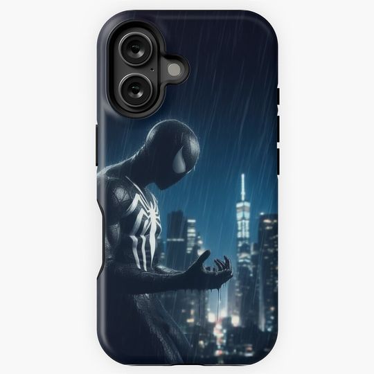Spiderverse - Spider Man Black Suit iPhone Case