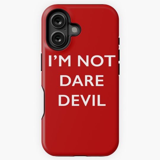 I'm not daredevil iPhone Case