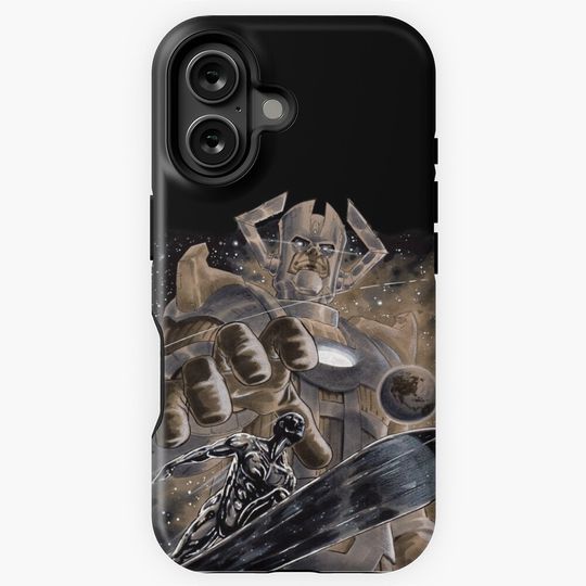 Silver Surfer & Galactus  iPhone Case