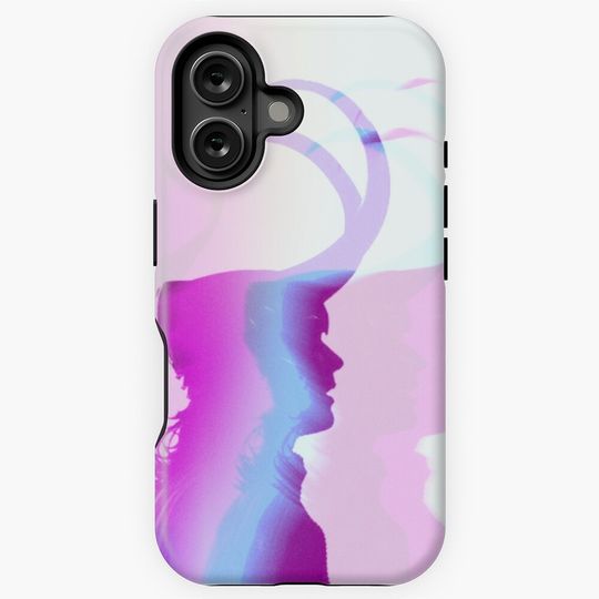 LOKI HORNS IN BIFROST iPhone Case