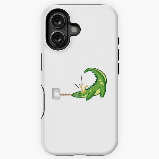 Alligator Loki with Mjolnir iPhone Case