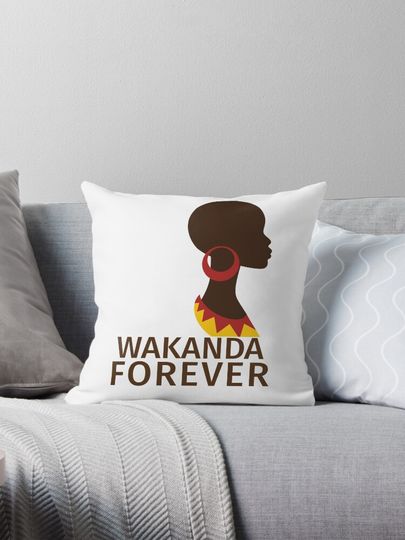 Wakanda Forever  Pillow