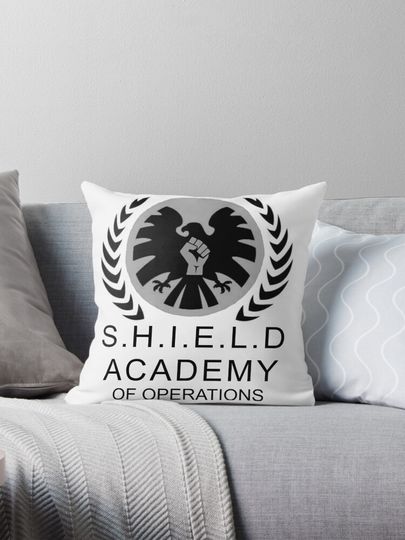 SHIELD Academy of Operations Pillow