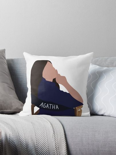 It's Been Agatha All Along Pillow