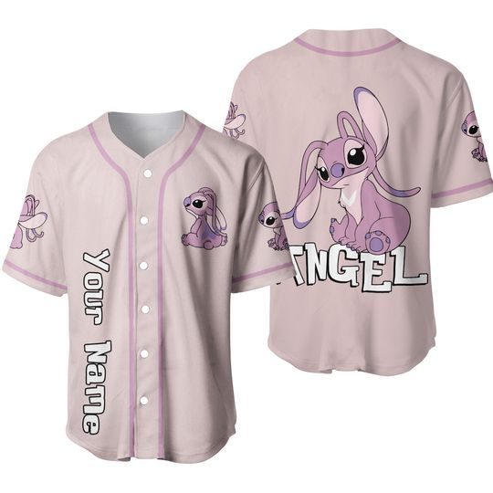 Discover Personalized Angel Disney Baseball Jersey, Disney Jersey