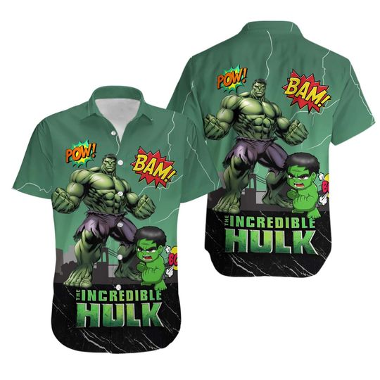 The Incredible Hulk Lovers Amazing Hero Hulk Fans Hawaiian Shirt