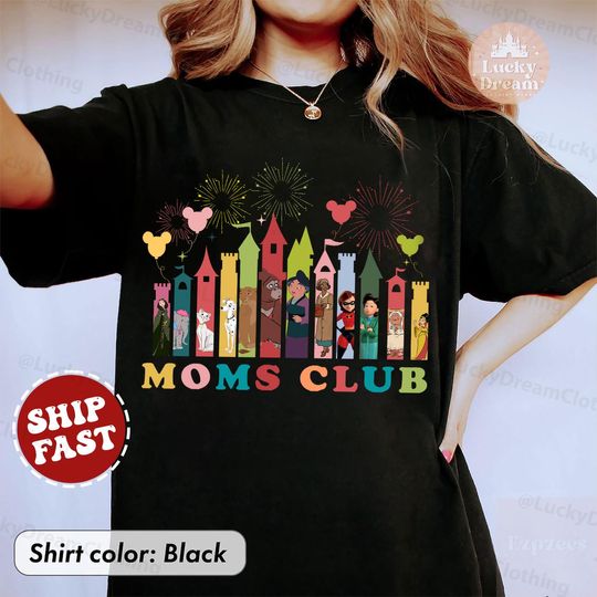 Disney Mom Shirt, Disney Mom Squad Shirt, Moms Club shirt, Gift for Mom Mother's day shirt, Disney world Disneyland trip Family Vacation tee