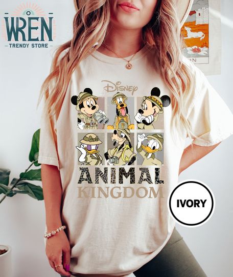Retro Disney Animal Kingdom Mickey and Friends Shirt,Disney Mickey Safari Shirt,Vintage Safari Mode Shirt Hakuna Matata Shirt