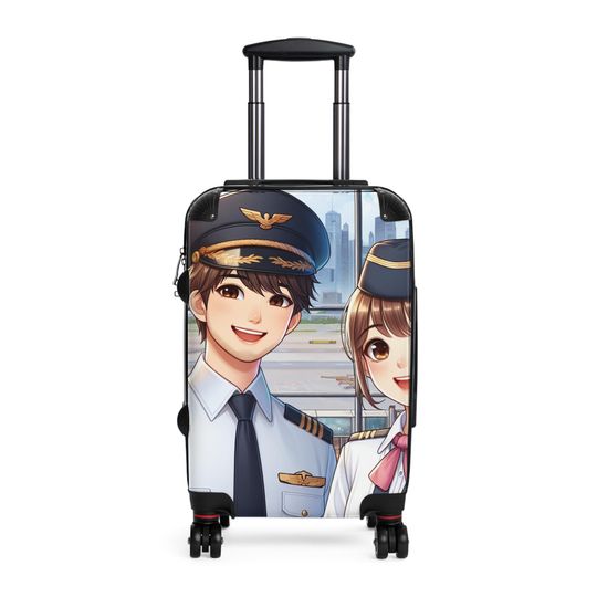 Anime Suitcase, Travel Luggage, Flight Crew Bag, Otaku Gift, Travel Accessories, Japanese Animation, Manga Fan