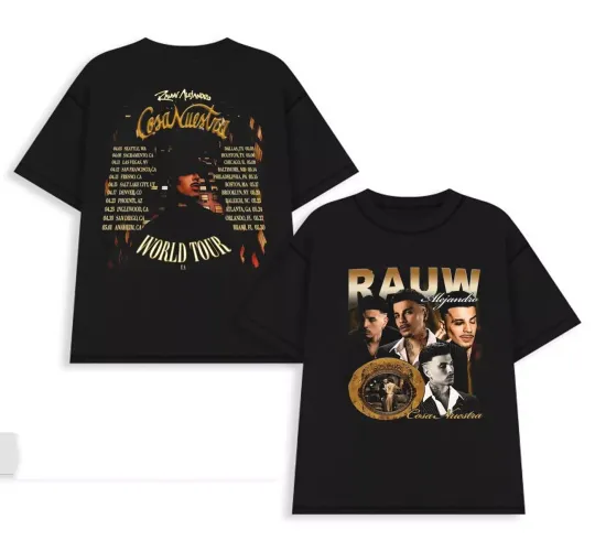 Rauw Alejandro Cosa Nuestra Tour Shirt, Rauw Alejandro 2025 All Size