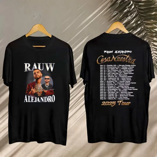 Rauw Alejandro 2025 Concert, Rauw Alejandro Cosa Nuestra Tour Tee