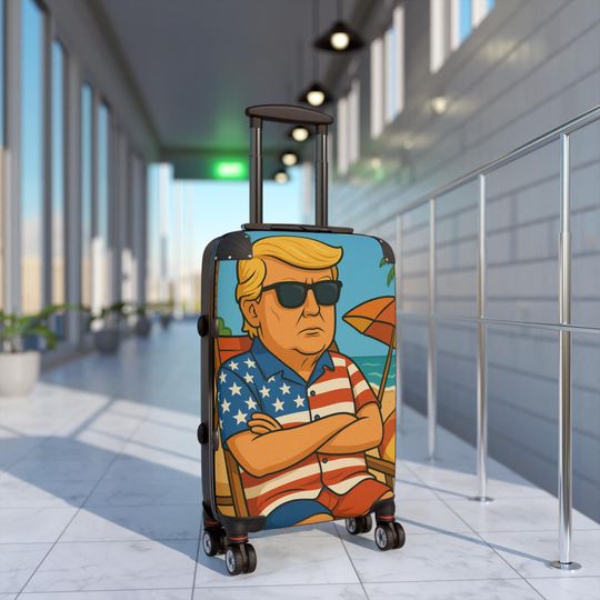 Discover Donald Trump Cartoon Suitcase
