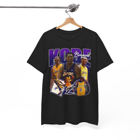 Kobe Bryant v3 Los Angeles Lakers Shaq Lebron James Magic Johnson Pau Gasol Derek Fisher Anthony Davis Bronny James Vintage T Shirt Bootleg