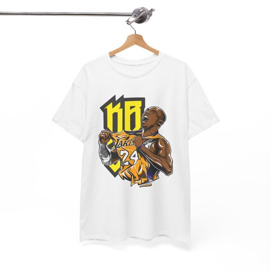 Kobe Bryant Fan Art T-Shirt, NBA LA Lakers Tee, Sports Fan Shirt, Kobe Lakers Fan T shirt, NBA Fan Merchandise