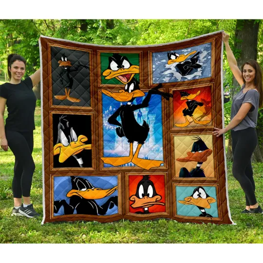 Daffy Duck Quilt, Looney Tunes TV Series Quilt Blanket Gifts