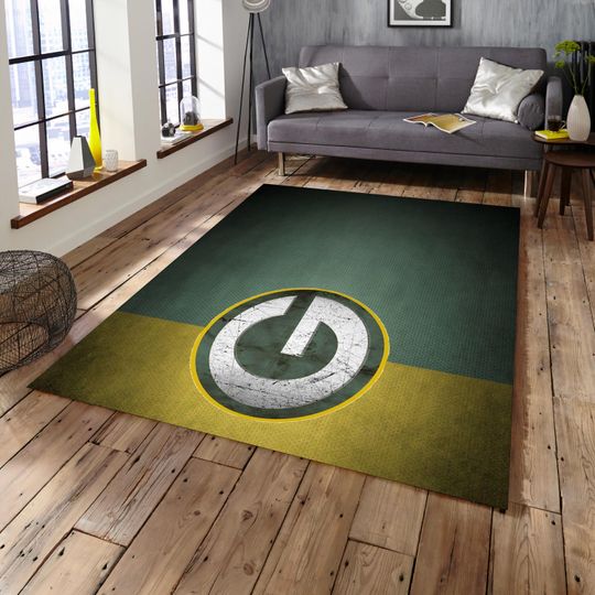 Green Bay Packers Rug, football Team Rug