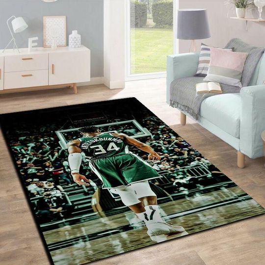 Antetoko Rug, Giannis Antetoko, Basketball Rug, NBA Rug