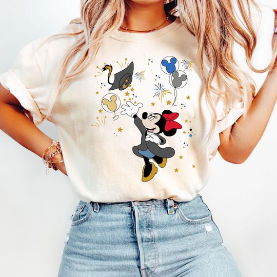 Disney Graduation T-Shirt, Minnie Graduation Shirt, Minnie Mouse Shirt, Graduation Gift, Disney Grad Shirt