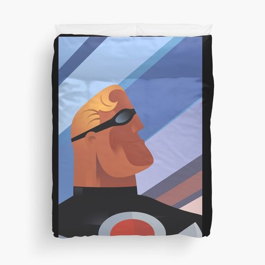 Mr. Incredible Movie Poster Design Duvet Cover
