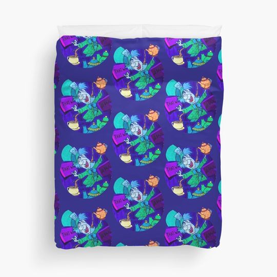 Mad Hatter Duvet Cover