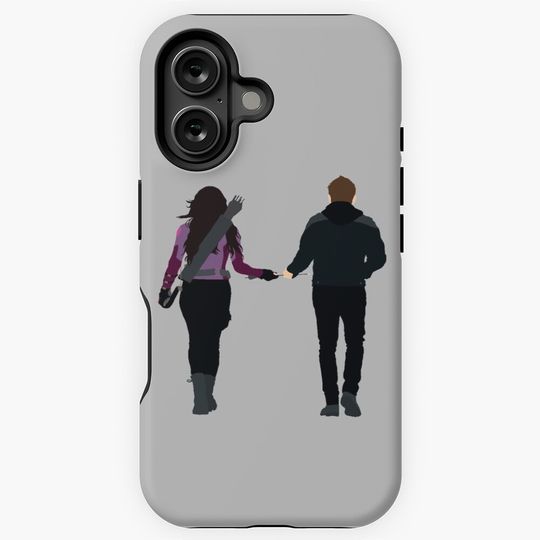 Kate Bishop and Clint Barton Hawkeye  iPhone Case