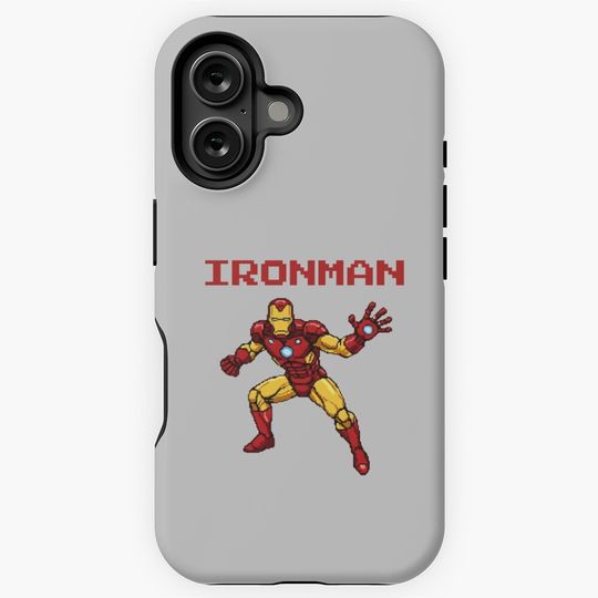 Pixel Ironman iPhone Case