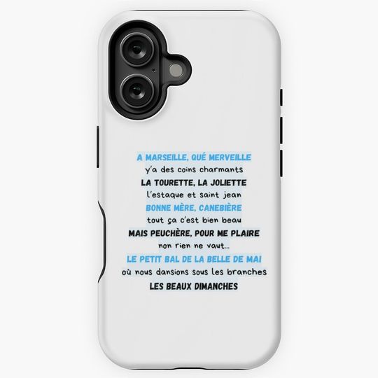What a marvel in Marseille! iPhone Case
