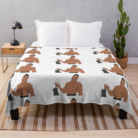 Li Shang (Mulan) Throw Blanket