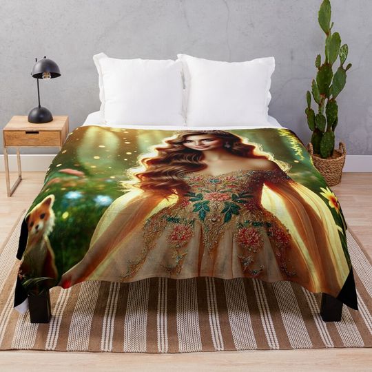 Discover Princess  Throw Blanket