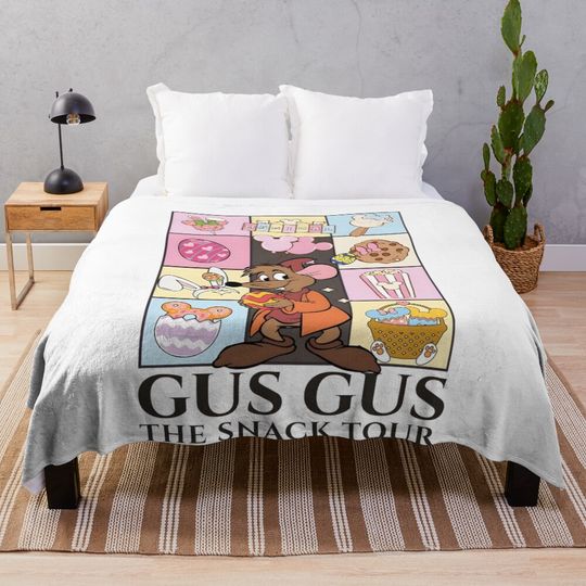 Easter Lookin' Like A Snack Jaq Gus Gus the Snack Tour Throw Blanket