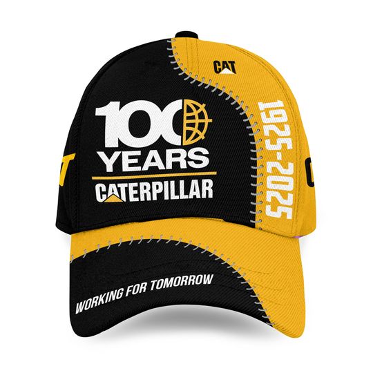 Discover Caterpillar 1925-2025 100 Years Cat Classic Cap